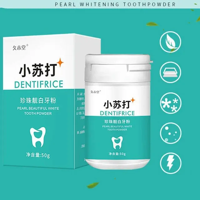 Teeth Cleaning Powder for Removing Smoke Stains, Coffee, Tea, Fresh, Bad Breath, Oral Hygiene, Dental Care