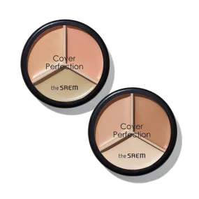 the SAEM Cover Perfection Triple Pot Concealer (2 Colors) 4.5g