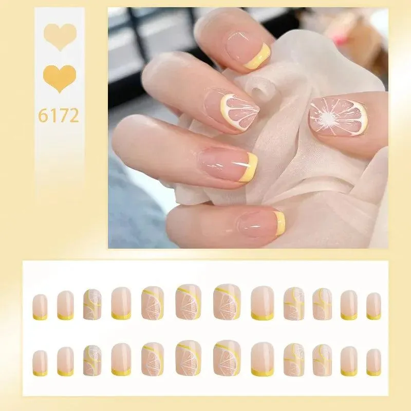 Vibrant Rainbow Ballerina Nail Art Set: Playful & Reusable Designs