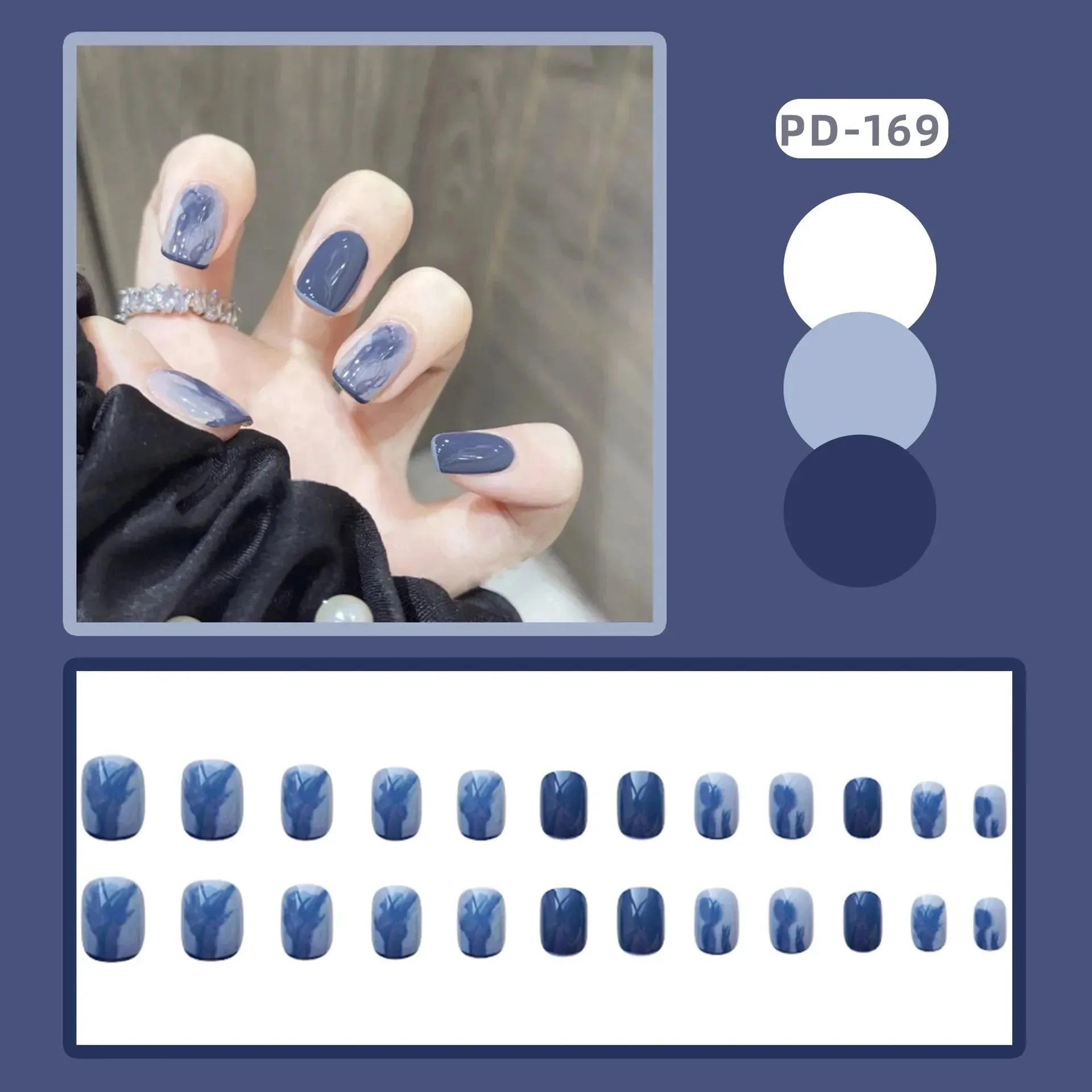 Vibrant Rainbow Ballerina Nail Art Set: Playful & Reusable Designs