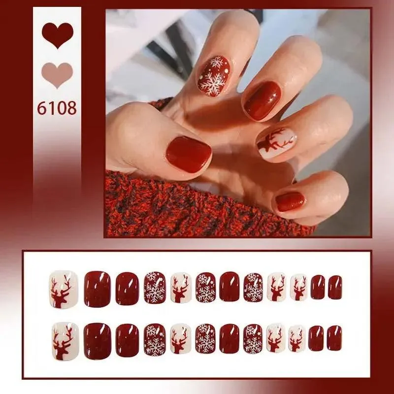 Vibrant Rainbow Ballerina Nail Art Set: Playful & Reusable Designs