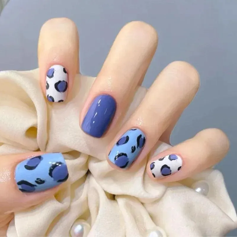 Vibrant Rainbow Ballerina Nail Art Set: Playful & Reusable Designs