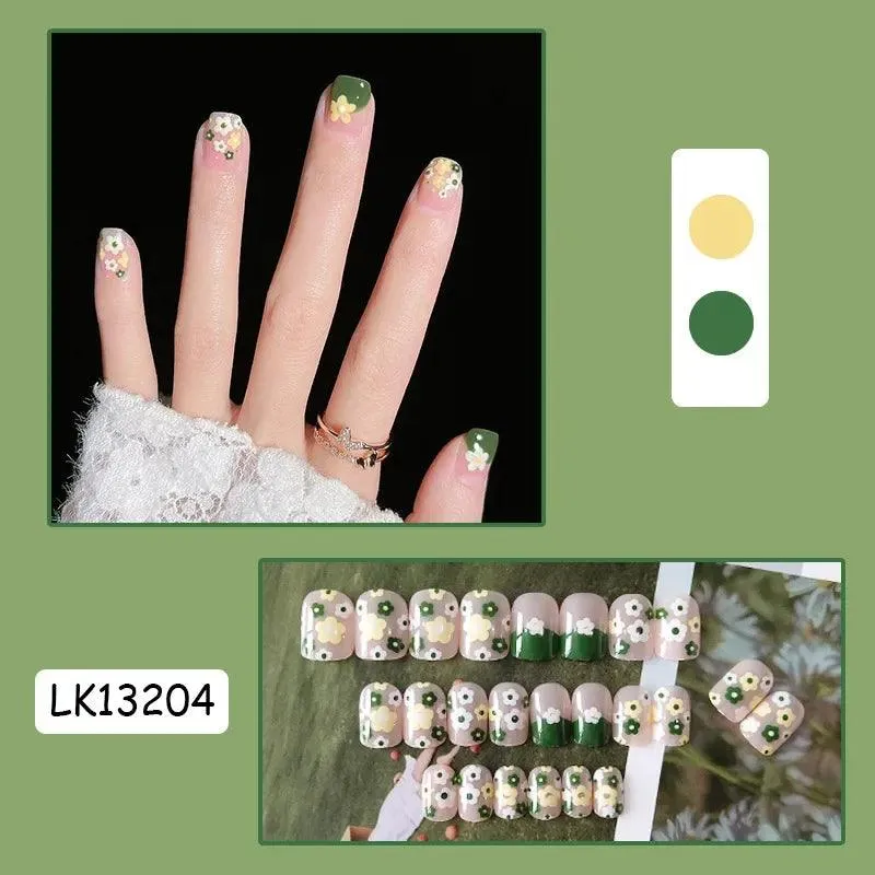 Vibrant Rainbow Ballerina Nail Art Set: Playful & Reusable Designs